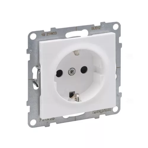 LEGRAND 721125 Suno 162 dugalj földelt fehér IP20 süllyesztett csavaros