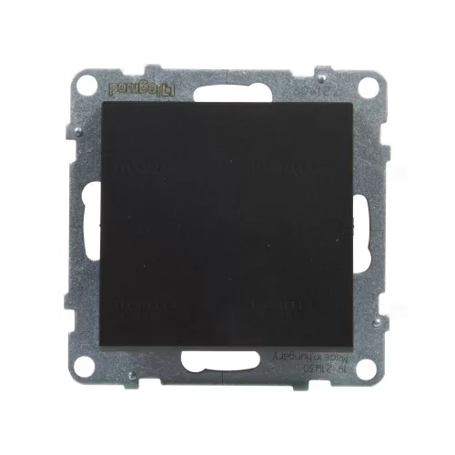 LEGRAND 721409 Suno egypólusú nyomó 6A, fekete