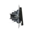 LEGRAND 721409 Suno egypólusú nyomó 6A, fekete