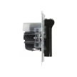 LEGRAND 721423 Suno 2P+F csatlakozóaljzat (rugós), biztonsági zsaluval, IP44, fekete