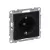LEGRAND 721425 Suno 2P+F csatlakozóaljzat (csavaros), fekete