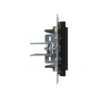 LEGRAND 721443 Suno vakfedél Program Mosaic adapterrel, fekete