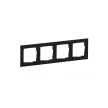 LEGRAND 721524 Suno 4-es keret, fekete
