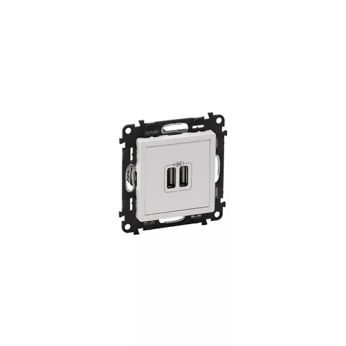 LEGRAND 753112 Valena Life USB töltőaljzat micro USB dokkolóval beépített tápegységgel fehér