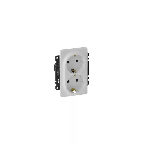 LEGRAND 753127 Valena Life 2x2P+F csatlakozóaljzat kettes dugalj fehér keret nélkül