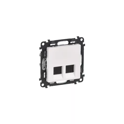 LEGRAND Valena Life 2xRJ45 Cat6 STP számítógép csatlakozó aljzat fehér - 753147