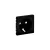 LEGRAND 756202 Valena Life dugalj burkolat fekete