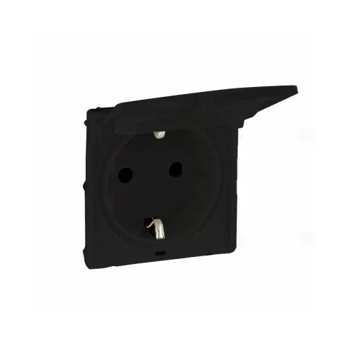 LEGRAND 756842 Valena Life dugalj burkolat csapfedeles fekete