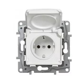   LEGRAND 764531 Niloé 162 2P+F dugalj csavaros bekötéssel IP44 fehér