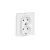 LEGRAND 764534 Niloé 2×2P+F Csatlakozóaljzat csavaros fehér