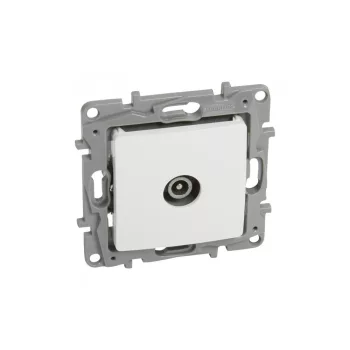   LEGRAND 764552 Niloé TV aljzat átmenő (15 dB) körömmel fehér