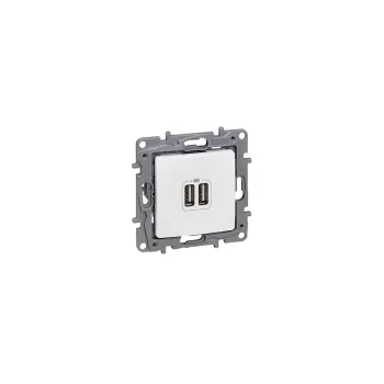 LEGRAND 764594 Niloé kettős USB töltőaljzat fehér