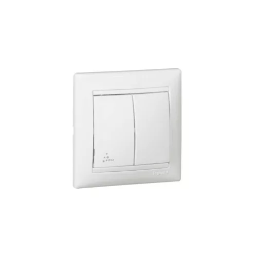 LEGRAND 770098 Valena Kettős váltókapcsoló fehér IP44