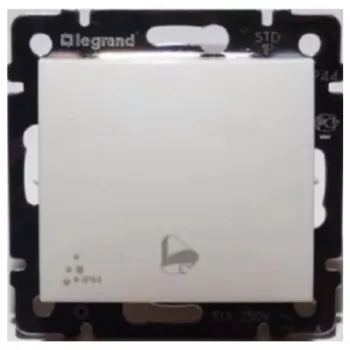   LEGRAND 770099 Valena Egy pólusú nyomó csengőjeles fehér IP44