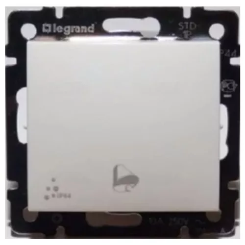 LEGRAND 770099 Valena Egy pólusú nyomó csengőjeles fehér IP44