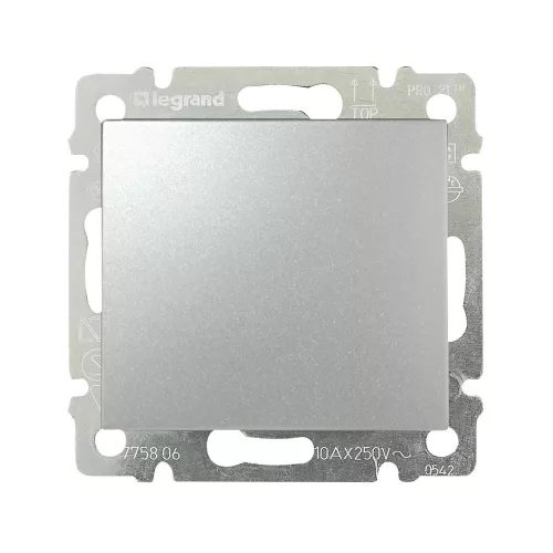 LEGRAND 770101 Valena 101 egypólusú kapcsoló alumínium
