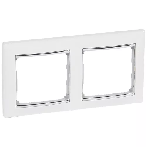 LEGRAND 770492 Valena 2-keret fehér/ezüst