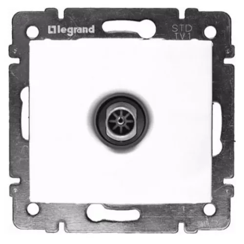 LEGRAND 774430 Valena TV antenna-csatlakozóaljzat végzáró, 10dB fehér