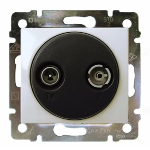 LEGRAND Valena 774434 antenna csatl feh. átmenő