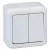 LEGRAND 782361 Forix IP44 Falon kívüli kettős váltókapcsoló 10AX-250 V~fehér