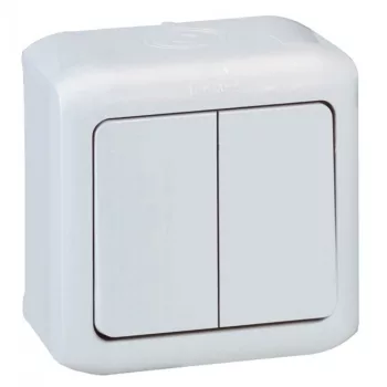   LEGRAND 782362 Forix IP44 Falon kívüli csillárkapcsoló 10AX-250 V~ fehér