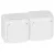 LEGRAND 782374 Forix IP44 FK 2x2P+F Földelt csatlakozóaljzat 16A csapófedéllel gyermekvédelemme