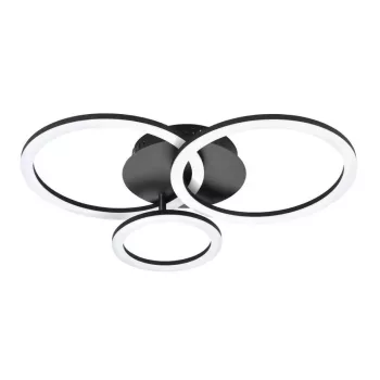   EGLO 900321 PARRAPOS-Z mennyezeti lámpa acél fekete / műanyag fehér 33W 4300 lm