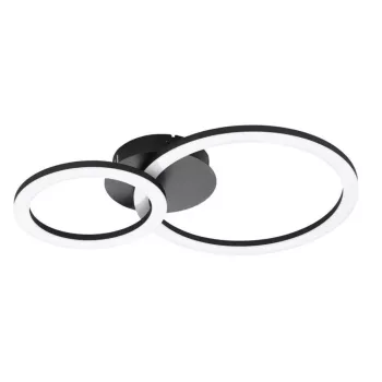   EGLO 900322 PARRAPOS-Z mennyezeti lámpa acél fekete / műanyag fehér 15W 2100lm