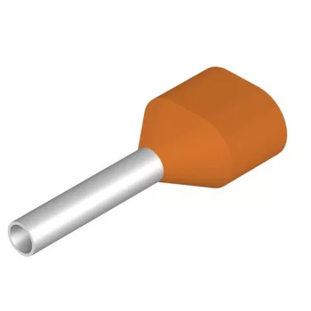   WEIDMÜLLER 9004440000 Szigetelt iker érvéghüvely 2x0,5/14 100db/csomag