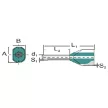 WEIDMÜLLER 9004940000 Iker érvéghüvely 2x10/24 10mm2 20db/csomag