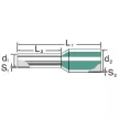 WEIDMÜLLER 9026090000 Szigetelt érvéghüvely 1.5/14 piros 100db/csomag