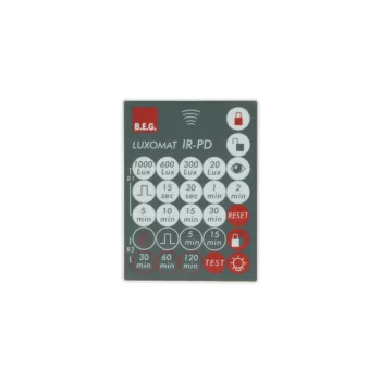   BEG 92160 Távirányító PD2(4)(5)-M-1(2)C érzékelőhöz infravörös (IR) fekete IR-PD