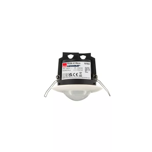 BEG 92184 Luxomat PD3-1C-DE Micro mozgásérzékelő 360° süllyesztett IP20 fehér