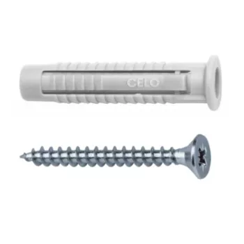 APOLO CELO 98FXSZ Dübel univerzális PZ2 facsavarral csavarméret: 5x60mm 8mmd-furat 40mm műanyag
