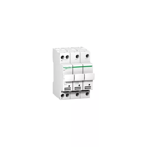 SCHNEIDER A9N15658 Olvadóbiztosítós szakaszoló STI 3P+N 10x38 cilinderes (mod)