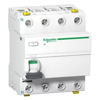 SCHNEIDER A9Z21440 A9 FI-relé 4P 40A 30mA A típus (23467)