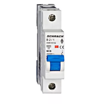   SCHRACK AM618102 Kismegszakító AMPARO 6kA, B 2A, 1 pólusú