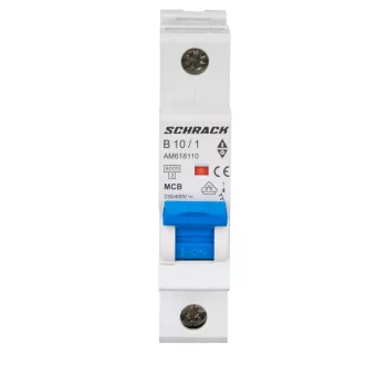 SCHRACK AM618110 Amparo Kismegszakító B 10A, 1 pólusú