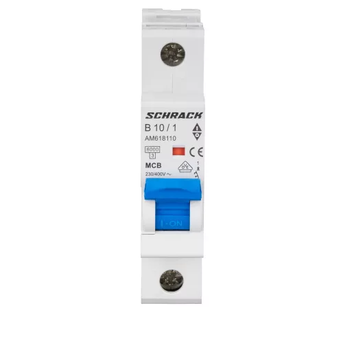 SCHRACK AM618110 Amparo Kismegszakító B 10A, 1 pólusú