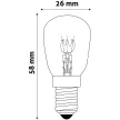 AVIDE AROB14WW-40W Sütőizzó 300°C 40W E14 3000K