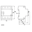 SCHRACK BDEV4403-- Hibaáramkapcsoló, 40A, 4p, 30mA, elektromos járműhöz, EV