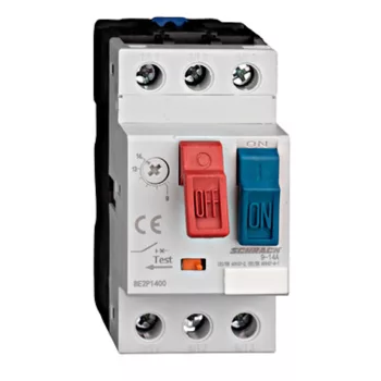   SCHRACK BE2P1400 Motorvédőkapcsoló CUBICO PB, 3 pólusú, 9-14AClass 10A