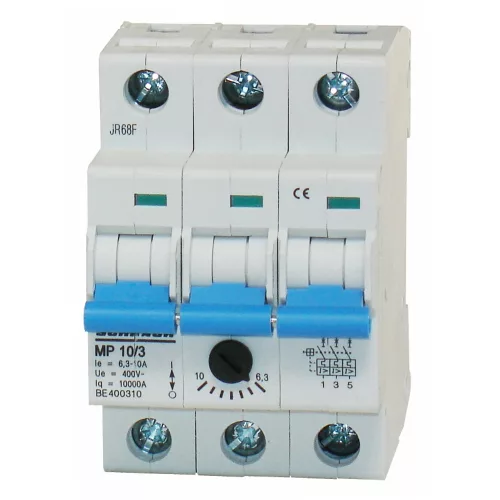 SCHRACK BE400310 3KE Motorvédőkapcsoló 6,3A-10,0A, 3 pólusú