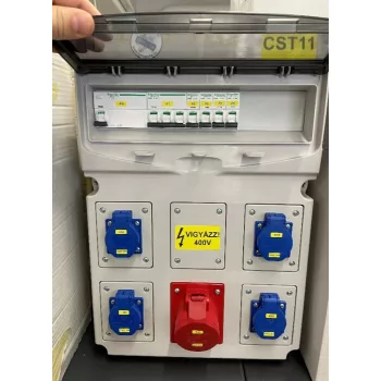   BOROS BOROSCST002 Csatlakozó szekrény 1x5P 16A/400V; 4x2P+PE 16A/230V