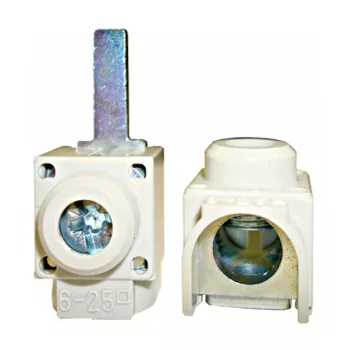   SCHRACK BS900172 Csatlakozó kapocs, nyelves, egyenes bekötés, 6-25mm2