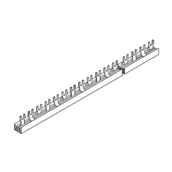   SCHRACK BS990113-A Villás sínezés, 18mm, 3 pólusú, 10mm2, 1m, nem kitörhető