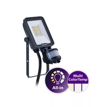   PHILIPS BVP167 LED12/830_40_65 LED fényvető mozgásérzékelő MDU 10W 1200lm 3000-6500K IP65