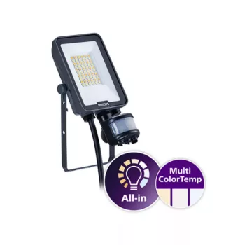   PHILIPS BVP167 LED24/830_40_65 LED fényvető mozgásérzékelő MDU 20W 2400lm 3000-6500K IP65