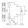 SCHRACK BZ106030 Sorba építhető kapcsoló, 3z, 16A, 1KE