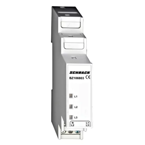 SCHRACK BZ106803 Sorbaépíthető 3 fázisú jelzőlámpa, 203/400V, 1KE